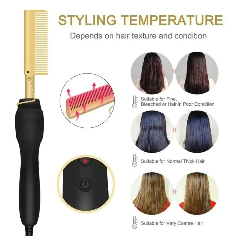Multi-functional Electric Straightener and Curling for Household Hair Use