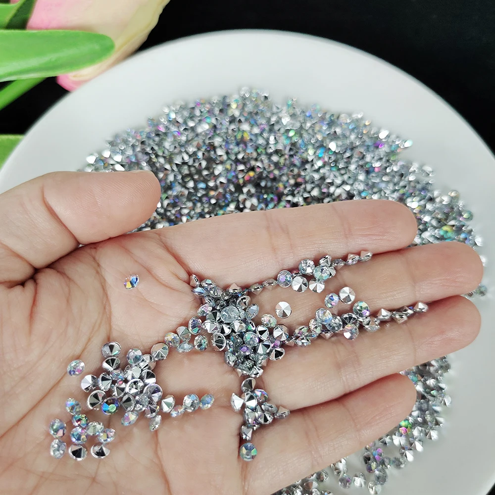 2000 Pezzi - 4mm Di Diamante Acrilico, Spargifiori Da Tavolo In