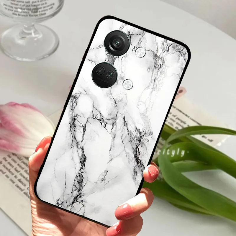 Marble Design Silicone Soft Protective Phone Case - Stylish and Durable Cover