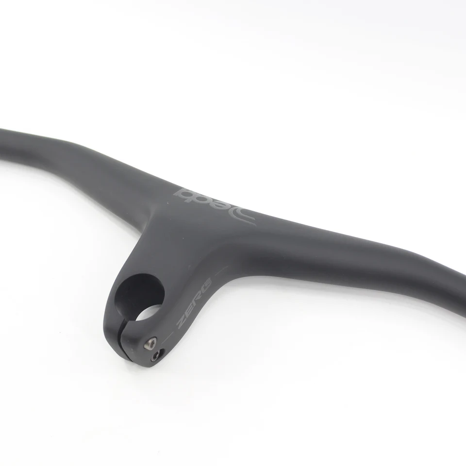 TRIFOX Riser de guidon de vélo VTT Angle-17 ° Tige de guidon intégrée en forme unique, degrés 80/90/100/110 3K mat 600-800mm  18