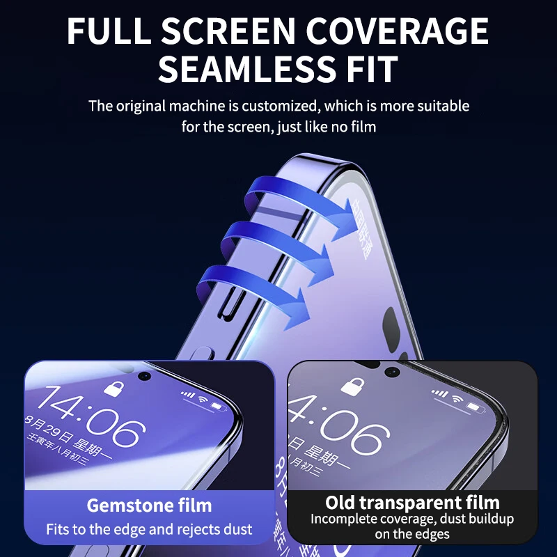 Premium Tempered Glass Screen Protector - 4-Pack