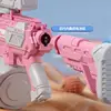 M416 Hand Electric Grenade Space Water Gun Dual Mode UZI  Large Capacity Ultra Large Electric Continuous Shooting Pink Water Gun 3