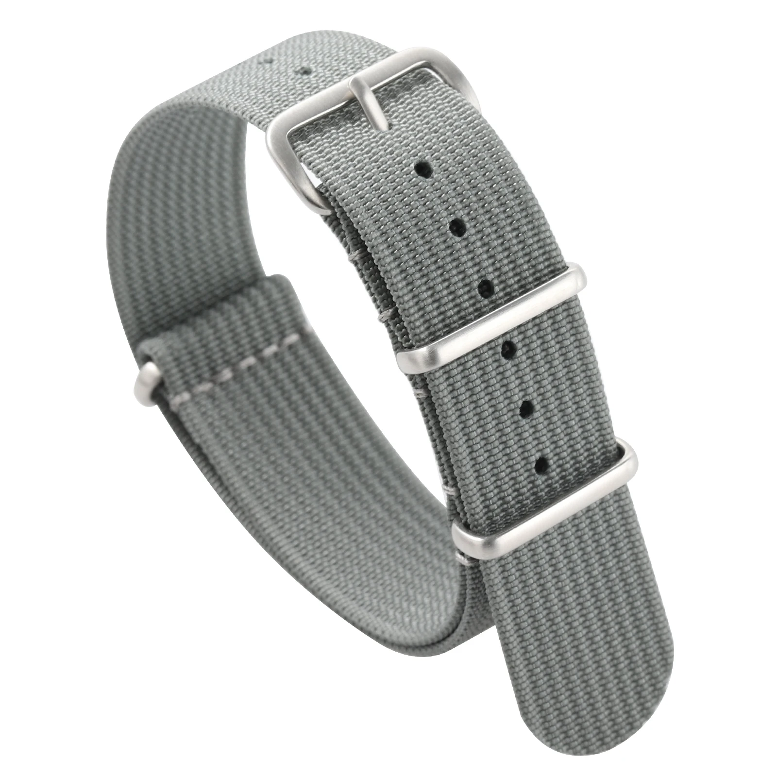 Ribbed Nylon Universal Watchband – Comfortable & Breathable Strap in Multiple Colors for All Sizes