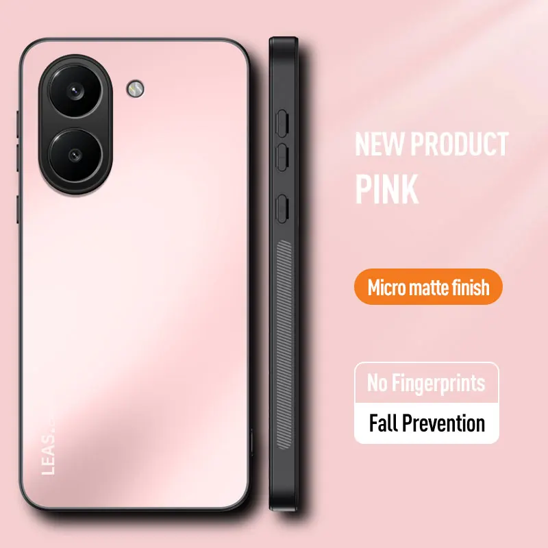 Shockproof Frosted Matte Hard Bumper with Camera Protection