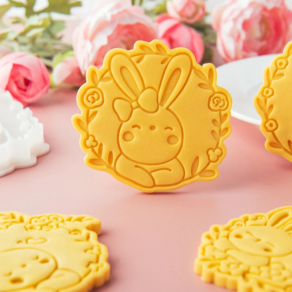 Rabbit Cookie Mold Baking Decorating Tools Supplies baking mold cookie mould cookie printing mold baking decorating tools