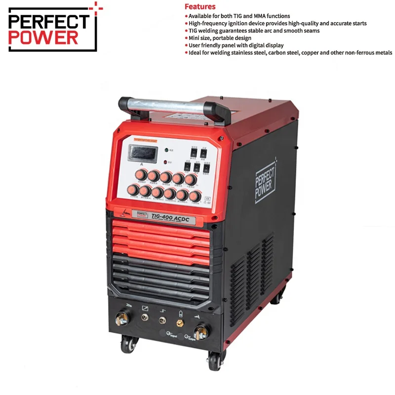PERFECT POWER Tig Welder Equipment TIG-400 ACDC Inverter Welding Machine Tig Welding Machine Arc Welders Converter ARC Welding 2