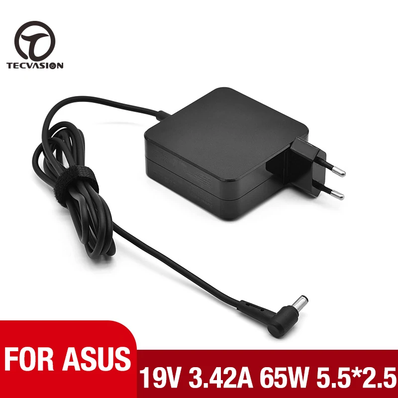 

19V 3.42A 65W 5.5*2.5mm Laptop AC Adapter Charger For Asus S300 S300CA S400C S500 X550 X550C X501LA Notebook Battery Power EU