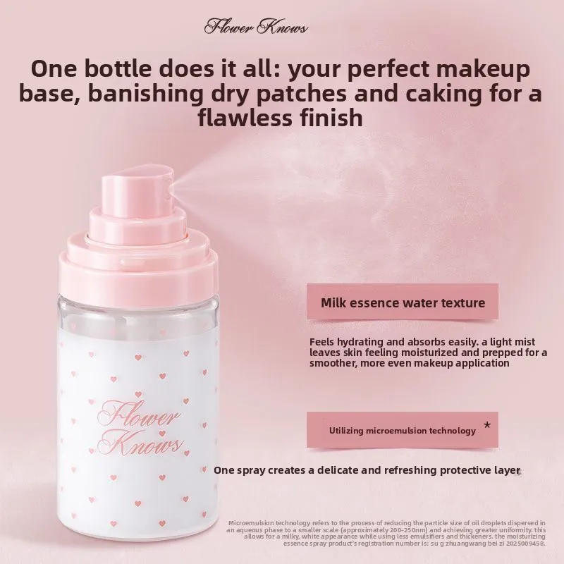 FlowerKnow Makeup Base Moisturizing Essence Sprayfor Makeup Face Primer Korean Skin Care Products Hydrating Face Mist - 3
