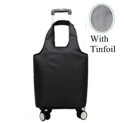 Equipaje de mano con ruedas para mujer, carrito para la compra_voghion.com
