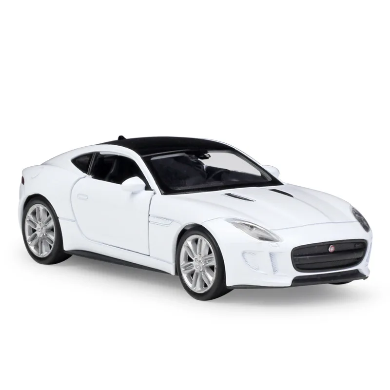Welly 1:36 Jaguar F-Type Coupe Originale Con Drive Pull Back Flip Model Car Car Car Model Car Model Toy Car Collect Gift B39
