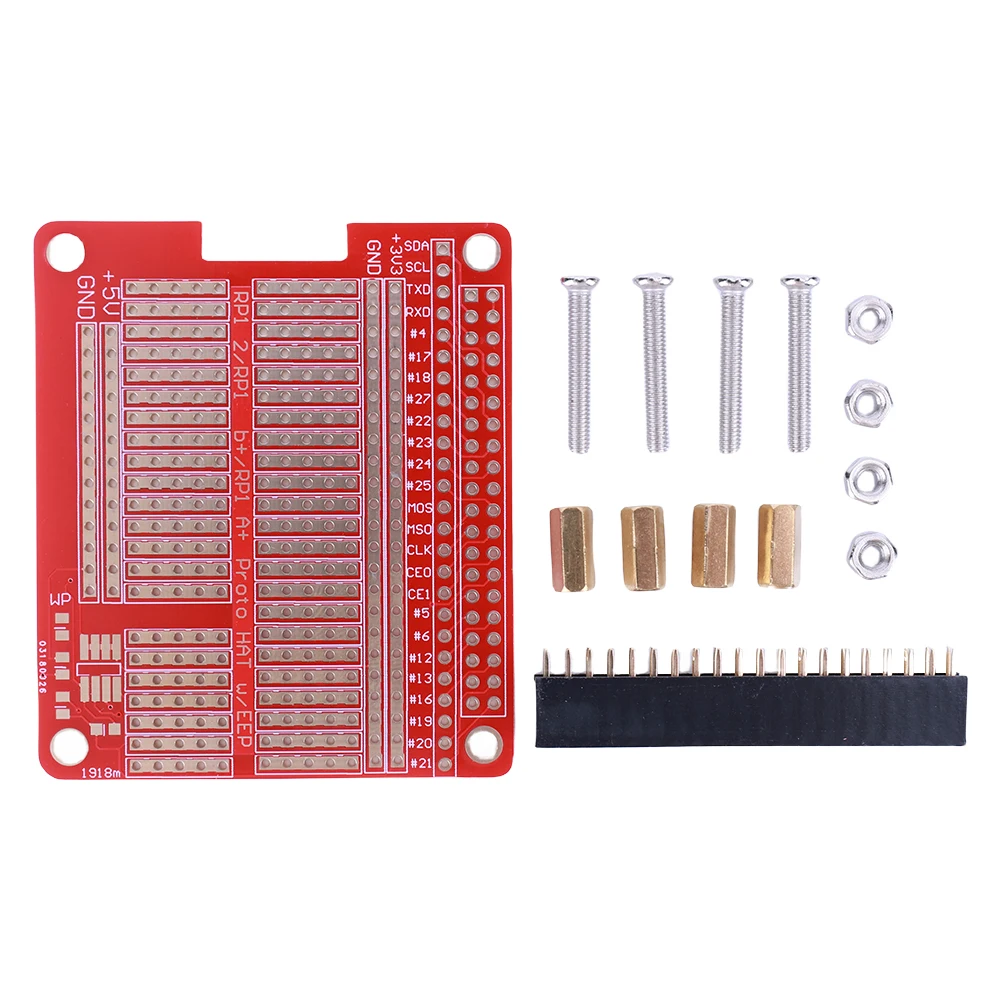 프로토타입 브레이크아웃 DIY 브레드보드 PCB 쉴드 보드 키트, 레드 확장 보드, 라즈베리 RPi와 호환