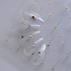 Gold Silver Starlight Laser Pink Colorful Glitter Star Bronzing Rhinestones Relief Nail Art Decorations Stickers Manicure Decals 6