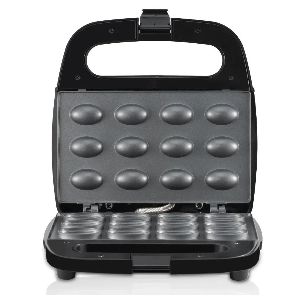 Electric Walnut Cake Maker 12 Holes Automatic Nuts Maker Kitchen Breakfast Sandwich Non-stick Cook Plates Walnut Mold 220-240V 4