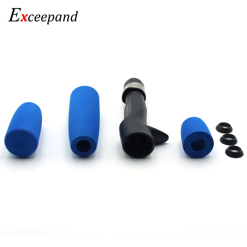 Exceepand Blue EVA Casting Fishing Rod Handle Foam Split Pole Grips  Replacement Parts for Fishing Rod Building or Repair