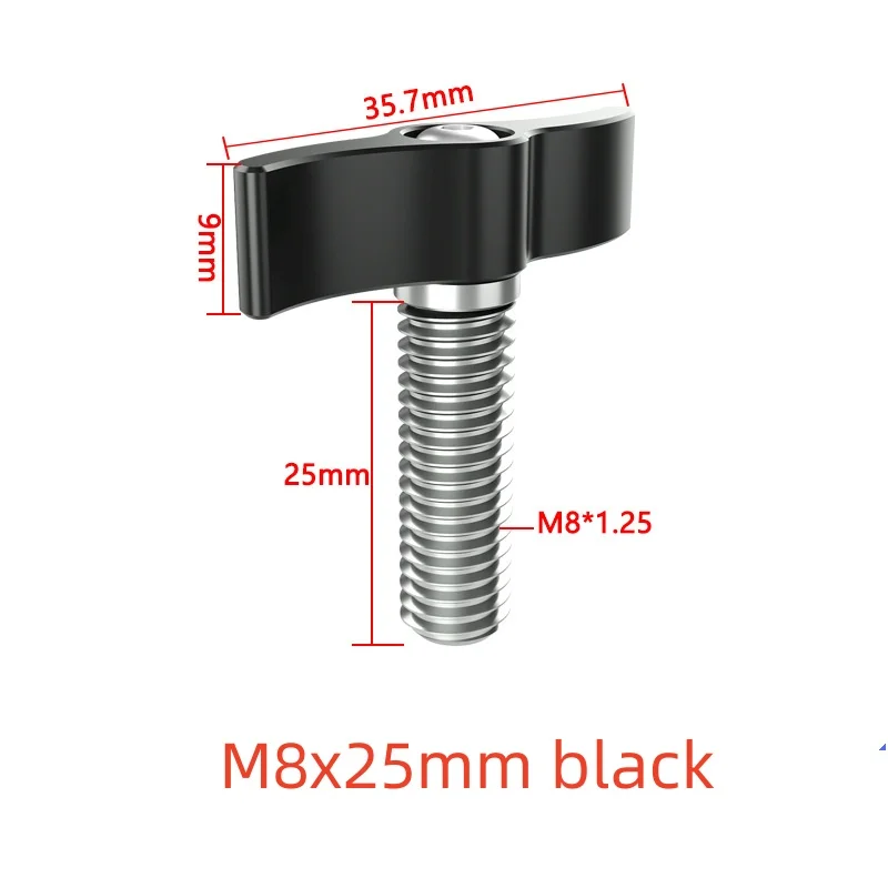 1/4 M4 M5 M6 M8 T Head Threaded Handle Wrench 10-35mm Length Screw Adapter Adjustable Head For DJI Ronin M Gimbal Stabilizer Metal Screw Adapter