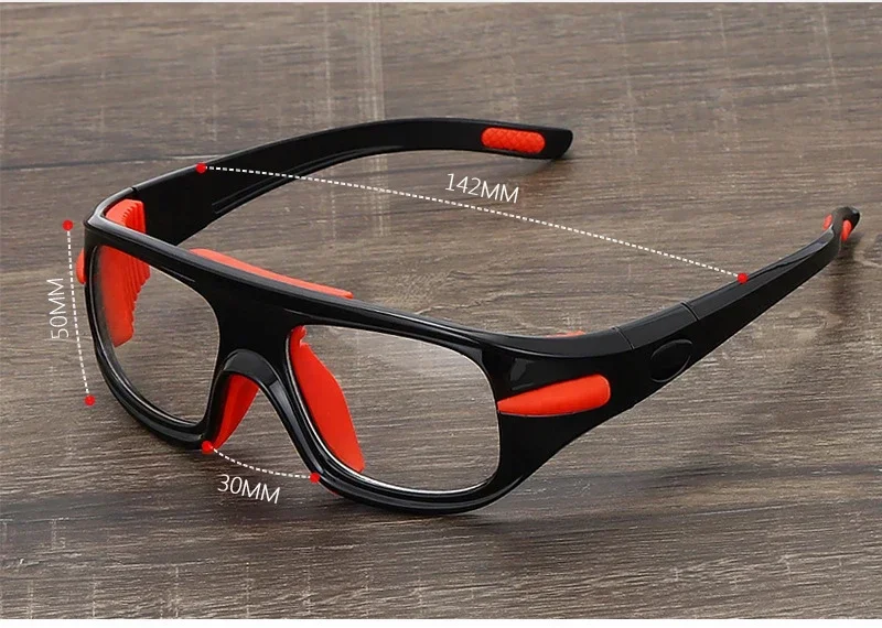 Sports Glasses Protective Eye Goggles Optical Frame Removable Mirror Legs Myopia For Basketball Football Cycling
