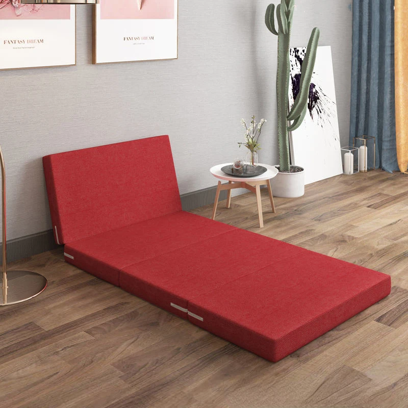 Foldable Dormitory Sponge Mattress Sofa Bed Tatami Mattresses Sleeping Mat Bedspreads Thickness Office Nap Pad Bedroom Cushion