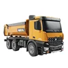 Multifunction 2.4GHz 10 channel Remote Control Truck Dump self-discharging metal Auto Demonstration LED Light RC car Toy gift 4