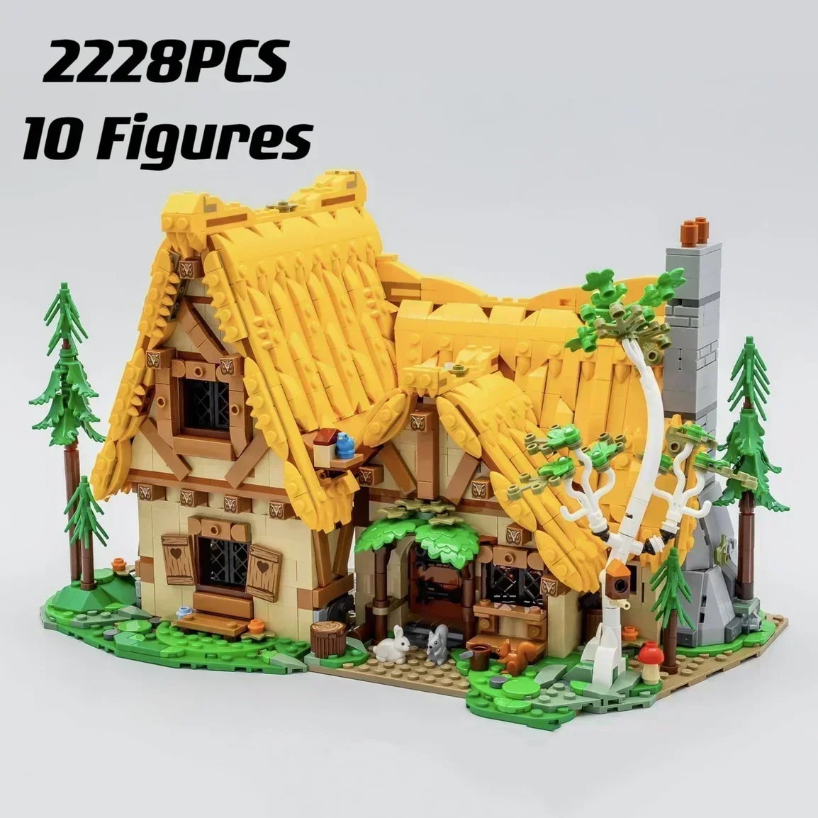 

2024 New MOC 43242 Princess House Building Block Model Street View Brick Assembly Children's Toy Gift