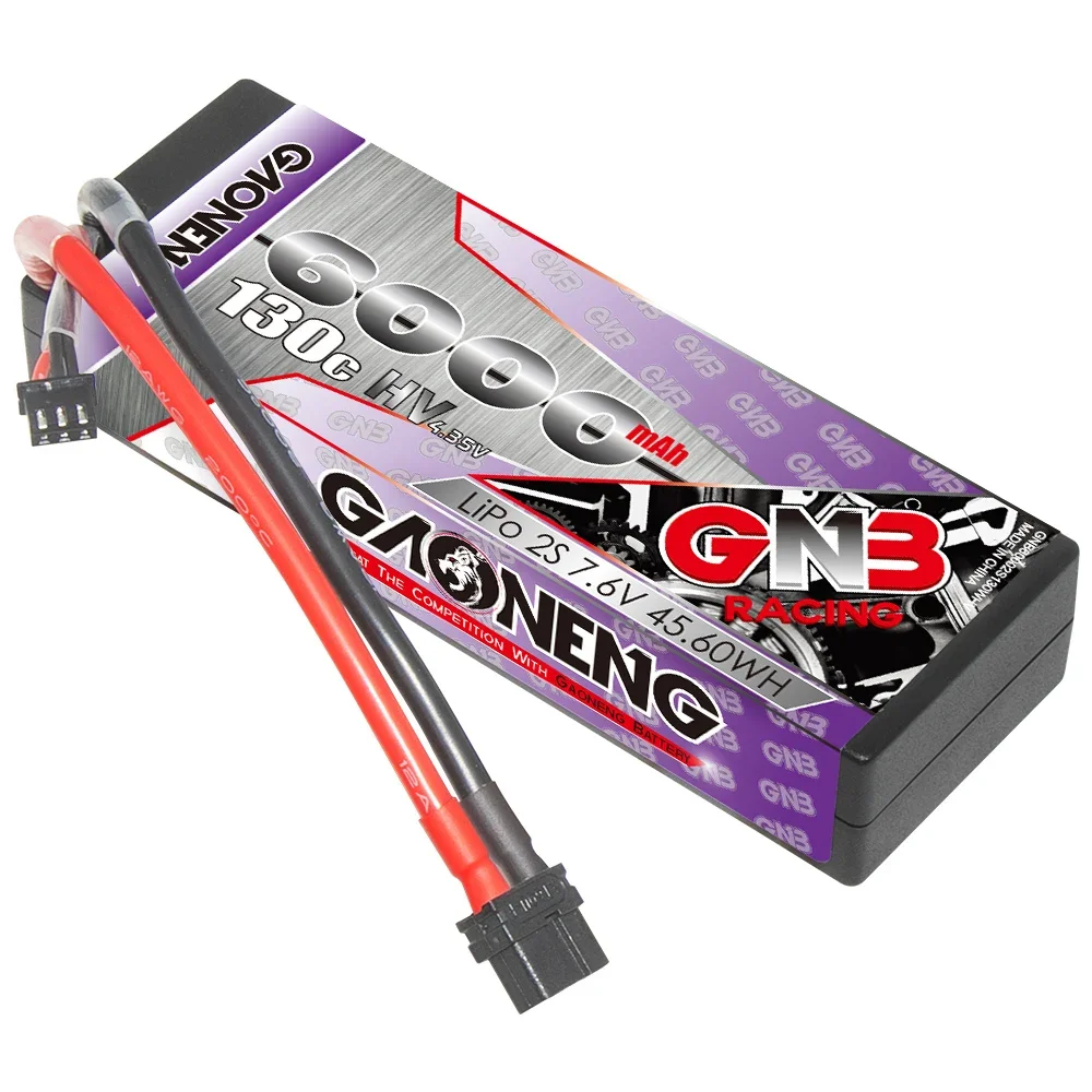 Gaoneng GNB 2S HV 7.6V 6000mAh 130C Hardcase Lipo XT60