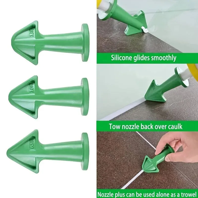 5In1Caulk Remover Tools Kit Grout Removal Tool Sealant Finishing Tool Glue Angle Scraper Tool For Window And Sink Renovati 3pc