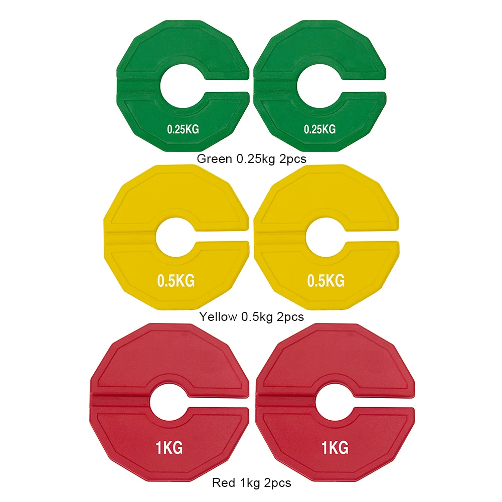 Steel Insert Weight Plates Non Slip Standard Weight Plates Multi-Function Barbell Free Plate Set Barbell Squat 2Pcs