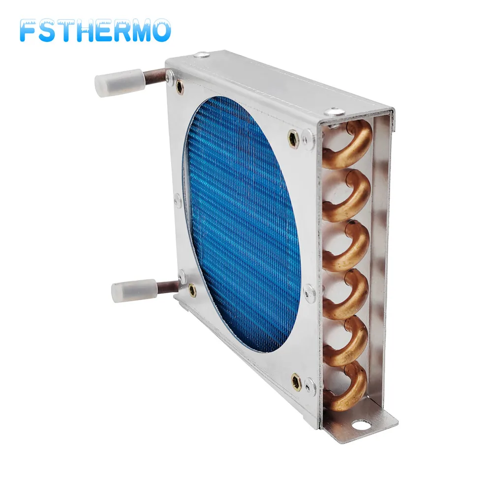Dehumidifier evaporator heat exchanger air conditioner fins