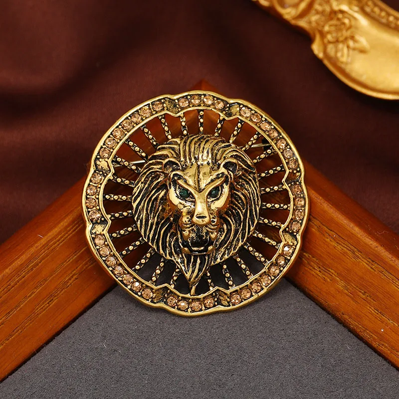 Broches Aimantées Lion Ton Noir – Aimants Pour Dossard De Spectacle équestre, épingle Cravate Homme