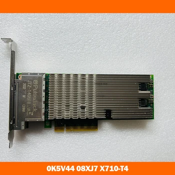 1PCS For INTEL four port 10 Gigabit Ethernet card RJ45 Ethernet card For Dell 0K5V44 08XJ7 X710-T4