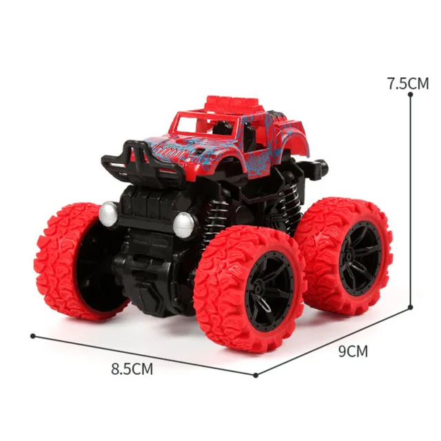 Big Wheel Monster Truck 360 Degree Flipping Car Inertia Friction Power SUV Diecast Outdoor Toys For Children Boys Birthday Gift 6