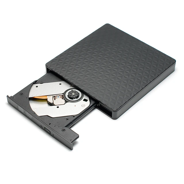 Lecteur Graveur DVD CD Externe USB 3.0 Ultra Slim Portable - Plug