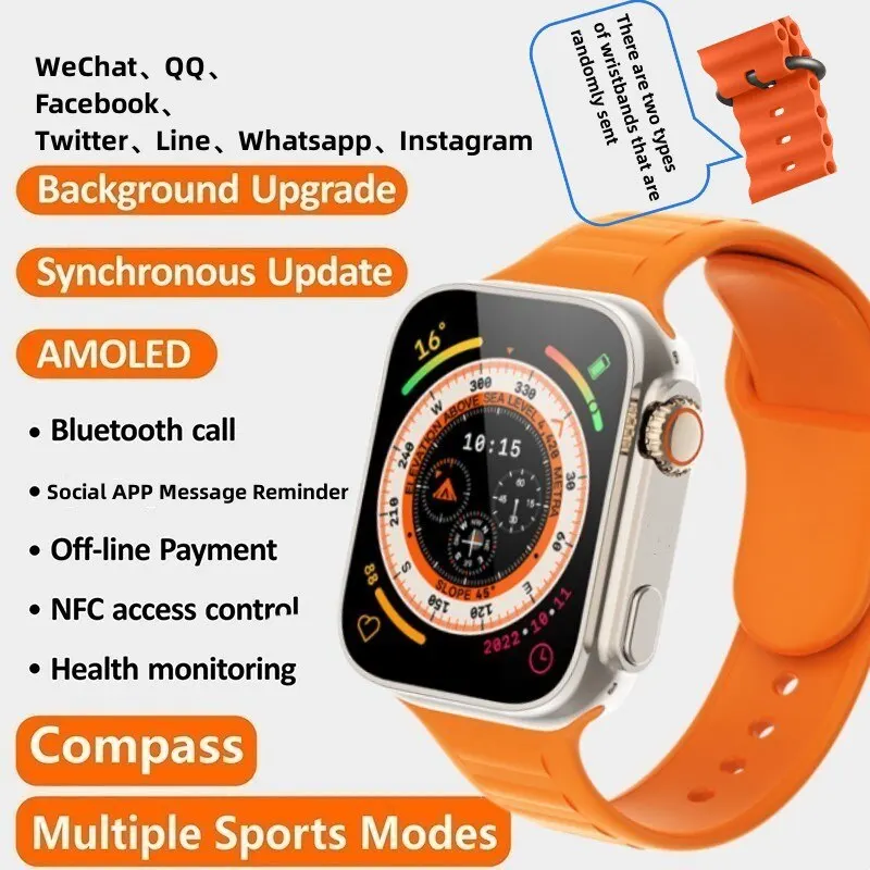 Reloj inteligente NFC para Xiaomi, Smartwatch con llamadas, Bluetooth, pago  sin conexión, frecuencia cardíaca, recordatorio de información deportiva  multifunción, 2023 - AliExpress