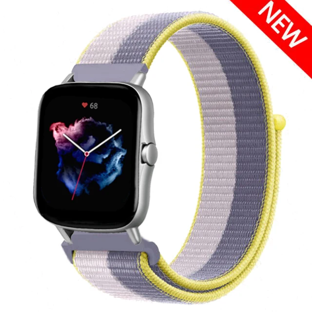 Nylon Sport Watch Band Bracelet - 20mm/22mm Adjustable Strap