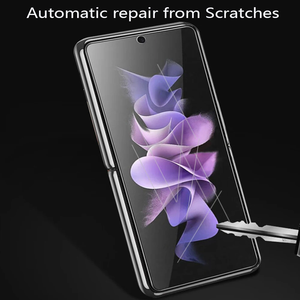 2PCS Flexible Full Screen HD Glossy Hydrogel Protector Film