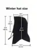 Unisex Knit Warm Wool Balaclava Hat Winter Scarf Hooded Beanie Women Neck&Face Protect Skullies Men Soft Wollen Bonnet Girl 5