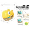 Bubble Shark Baby Bath Toy Funny Toddler Bath Bubble Maker Pool Swimming Bathtub Soap Machine Bathroom Toys for Children Kids 5