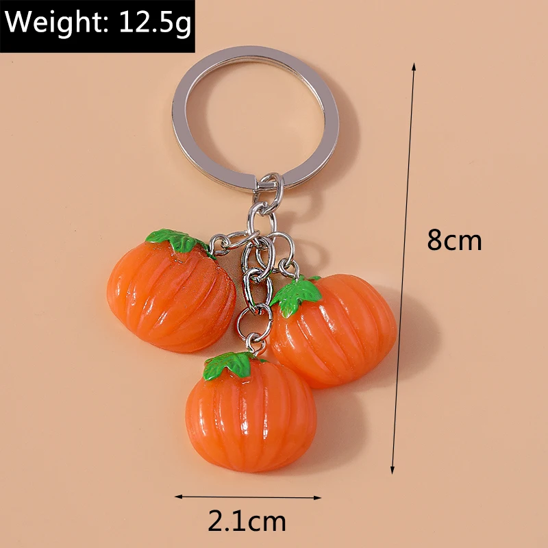 Niedliche Harz Simulation Frucht Kirsche Schlüssel bund Chili Schlüssel ring Anhänger für Frauen Mädchen Handtasche Zubehör DIY Schmuck Geschenk – Detail 14