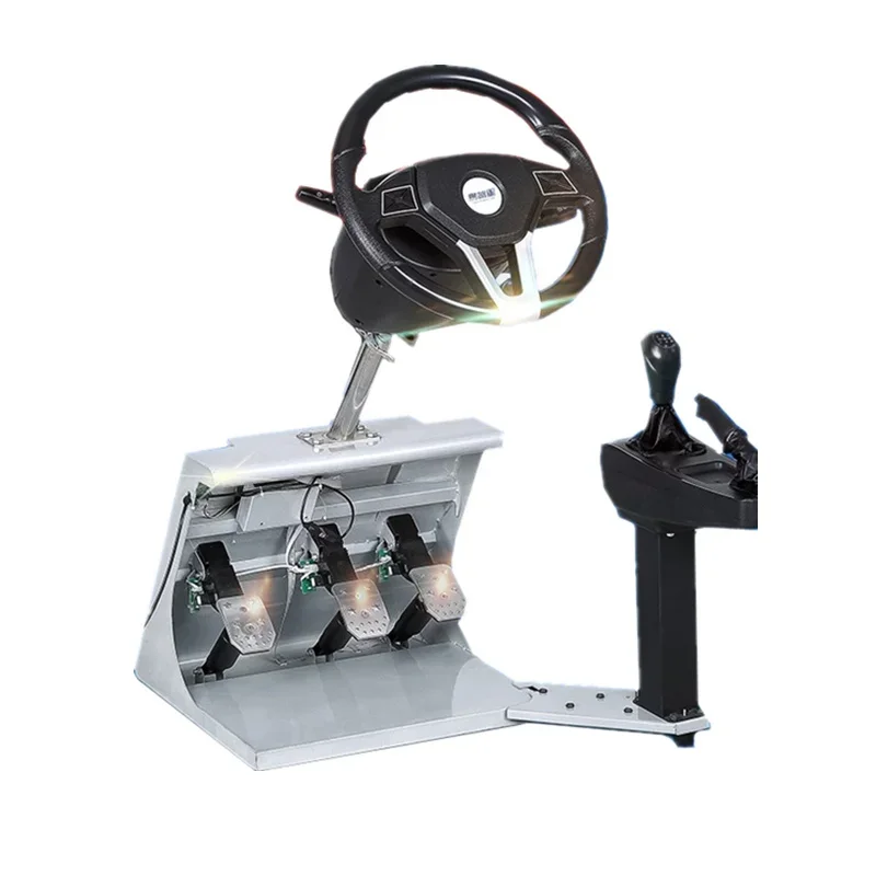 

Driving Test Teaching Training Machine Pedal Simulator. Video Dedicated Driving Learing Automatic Gear-Left gear