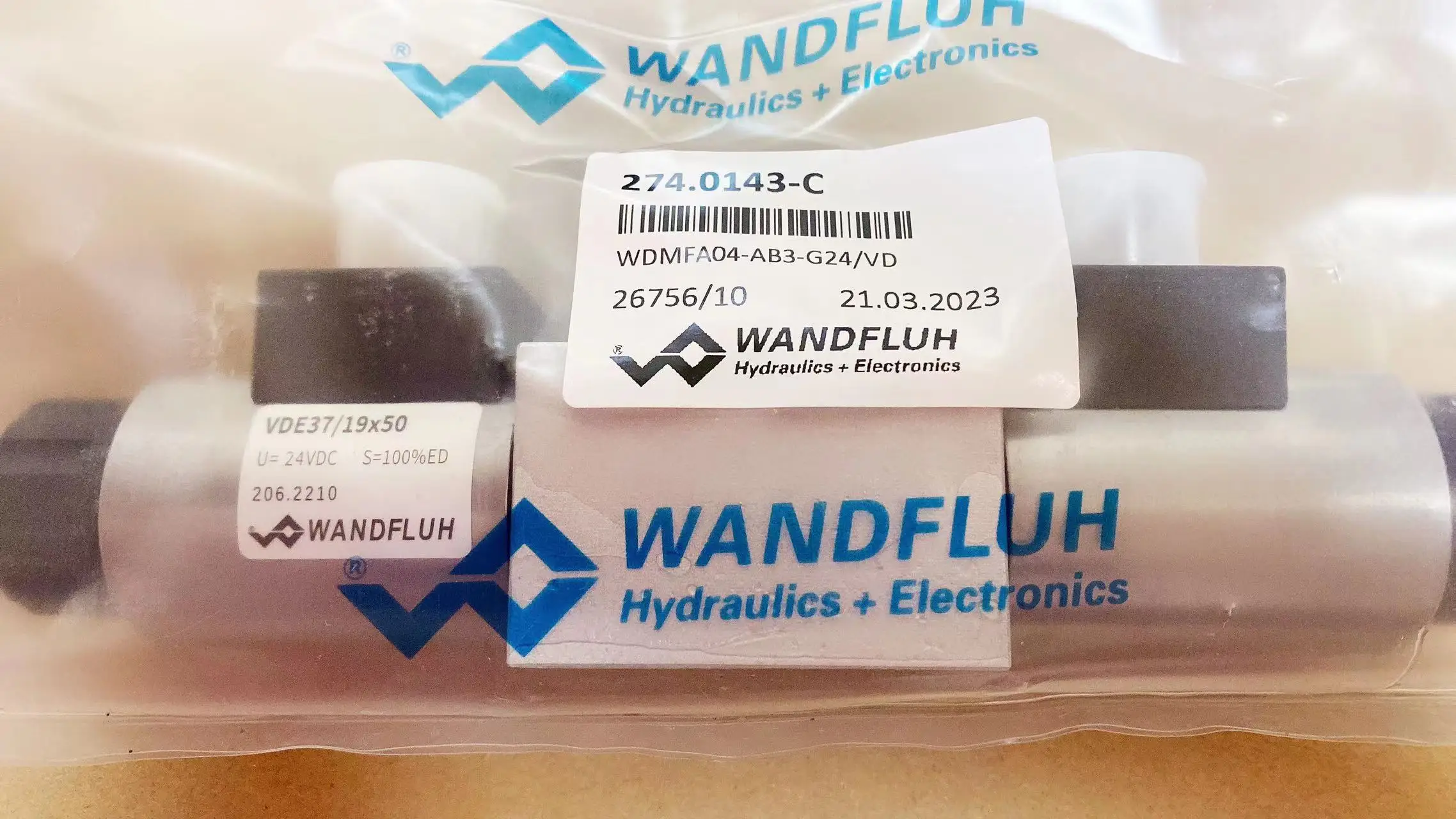 

WANDFLUH HYDRAULIC SOLENOID VALVE WDMFA04-AB3-G24/VD WDMFA04-ADB-G24/VD WDEFA04-ADB-G24 WDEFA04-AB3-G24