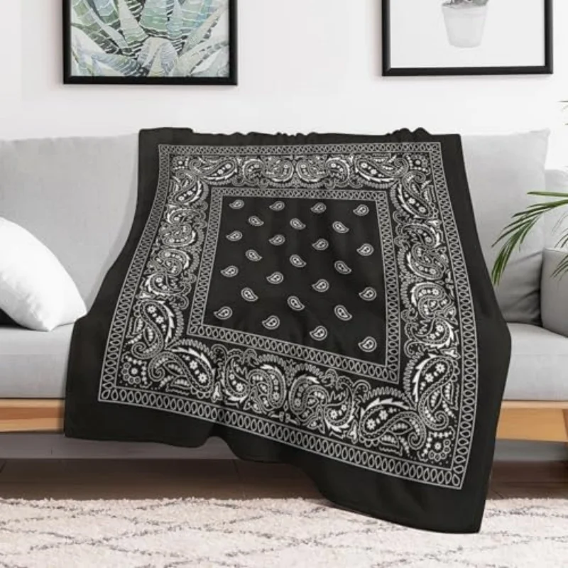 Paisley Plush Throw Blanket 4