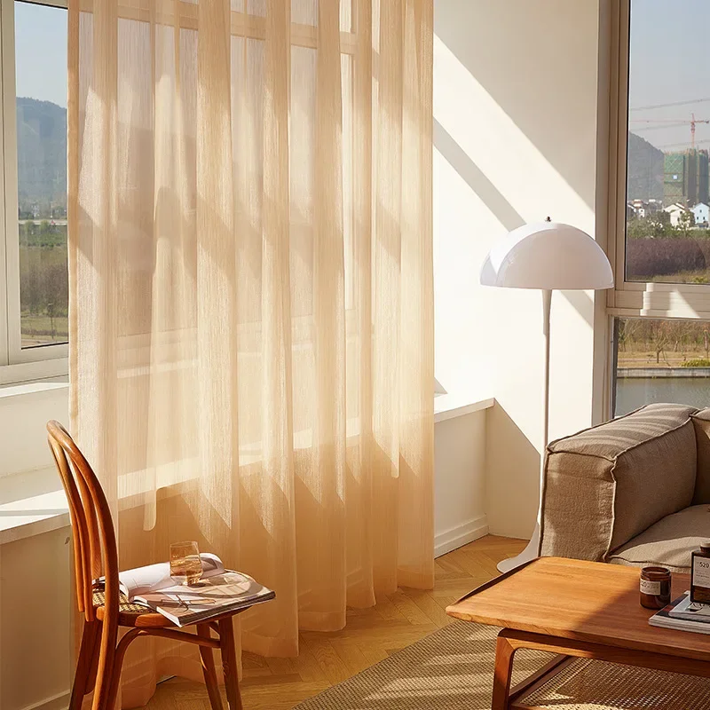 

Светильник Роскошные занавески для гостиной, столовой, спальни, французская позолоченная прозрачная непрозрачная перегородка для балконной комнаты