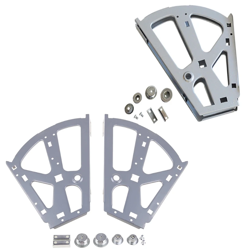 

1 Pairs Cabinet Hinge Fan Shape 3 Layers Drawer Hinges Replacement Fittings Flip Frame Hinges Furniture Drop Shipping