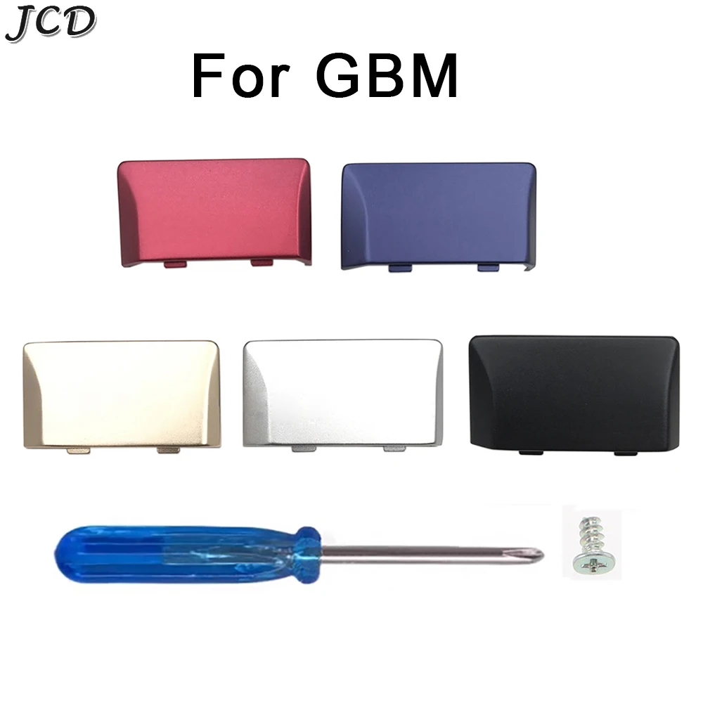 

JCD For Gameboy Micro For GBM Console Host Battery Cover Back Door Case Shell With Screw Tool Replacement