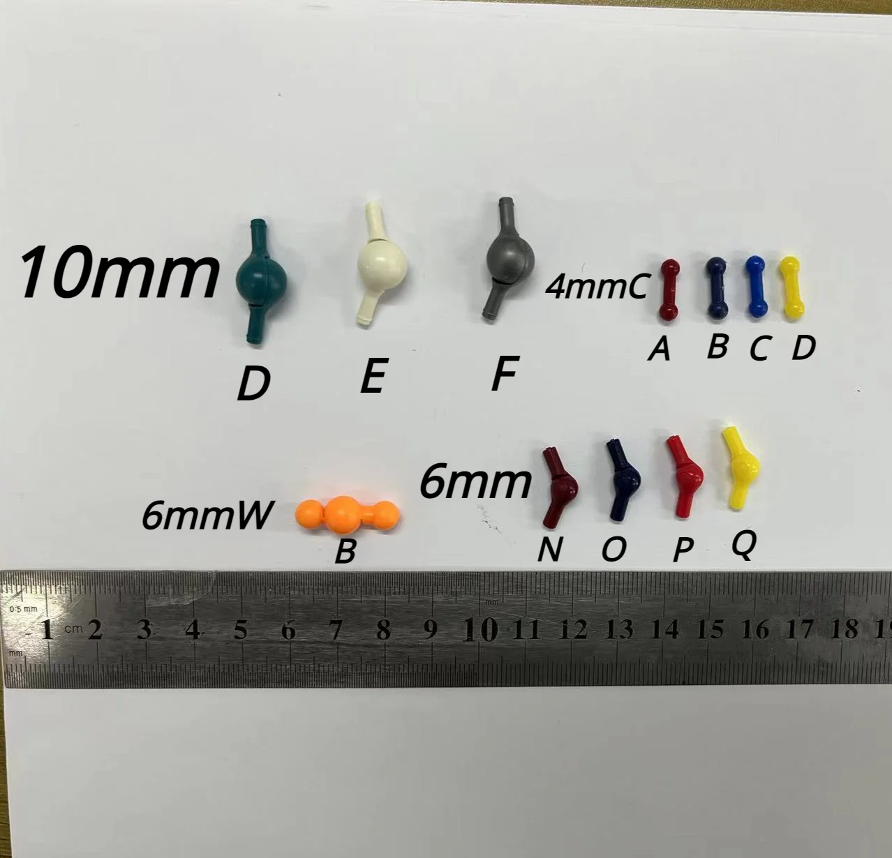 Joint for EVA Figma YAMAGUCHI Figure DIY Ball-jointed Joint Movable SHF Figma Mafex Parts 4-10mm 2