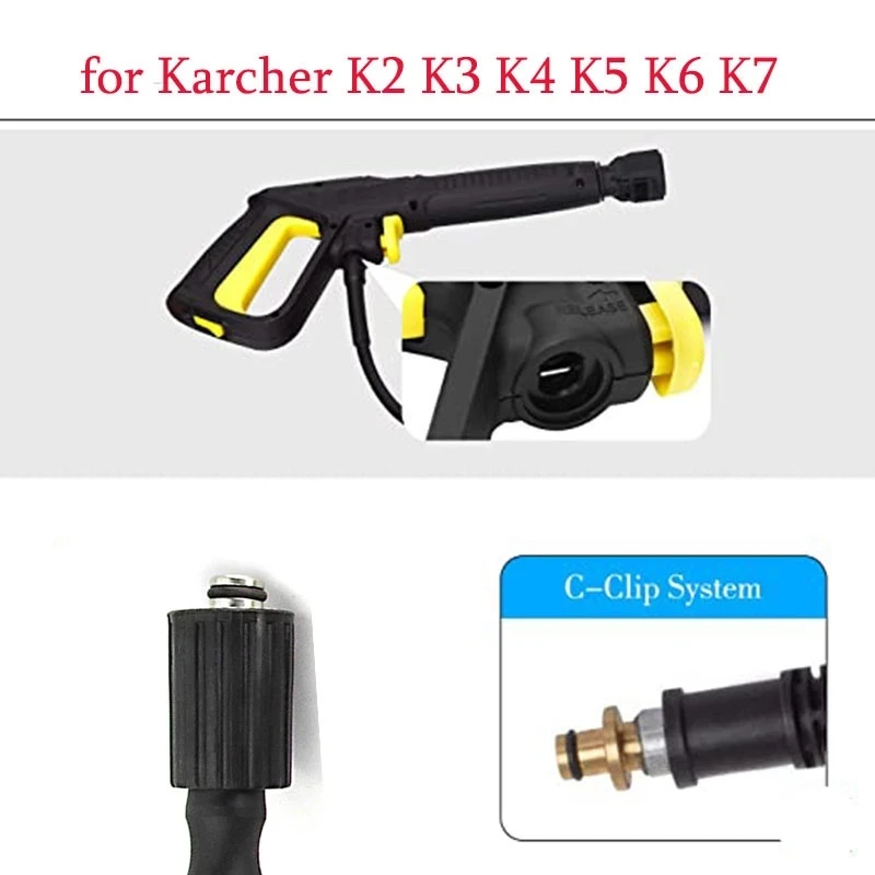 2~40 Meters High Pressure Washer Hose Pipe Cord Water Cleaning Hose Water  Hose for Karcher K2-K7 Washing Lance Gun Quick Hose