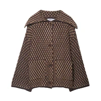 Korean style women's autumn and winter 2025 new loose and slimming casual knitted cardigan temperament jacket - Image 2