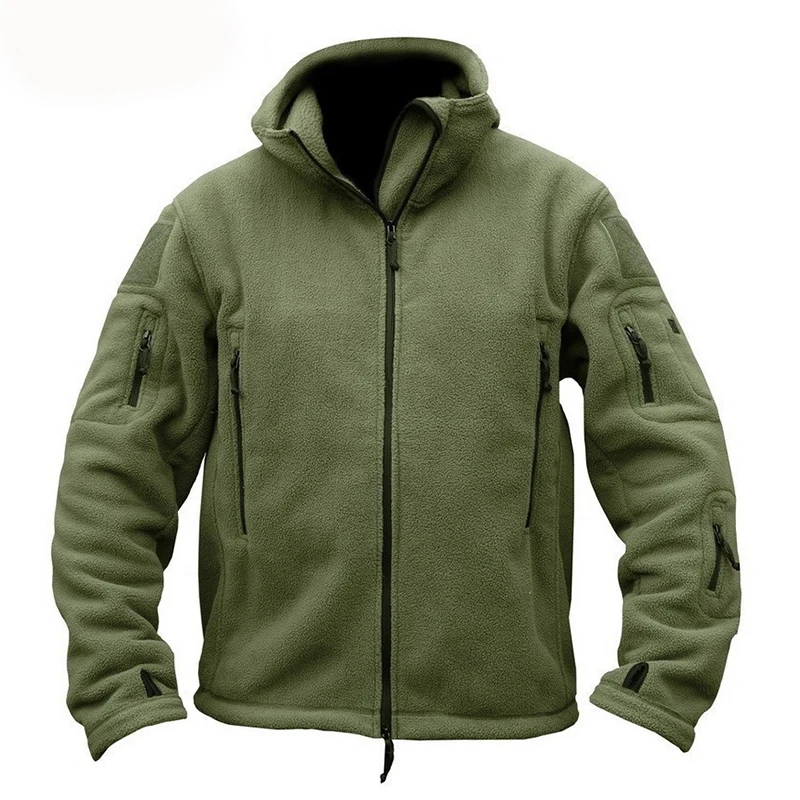 Winter Hunting Fleece Warm Tactical Jacket Men Thermal Breathable Hooded Men Jacket Coat Outerwear Hiking Jackets for hiking jackets