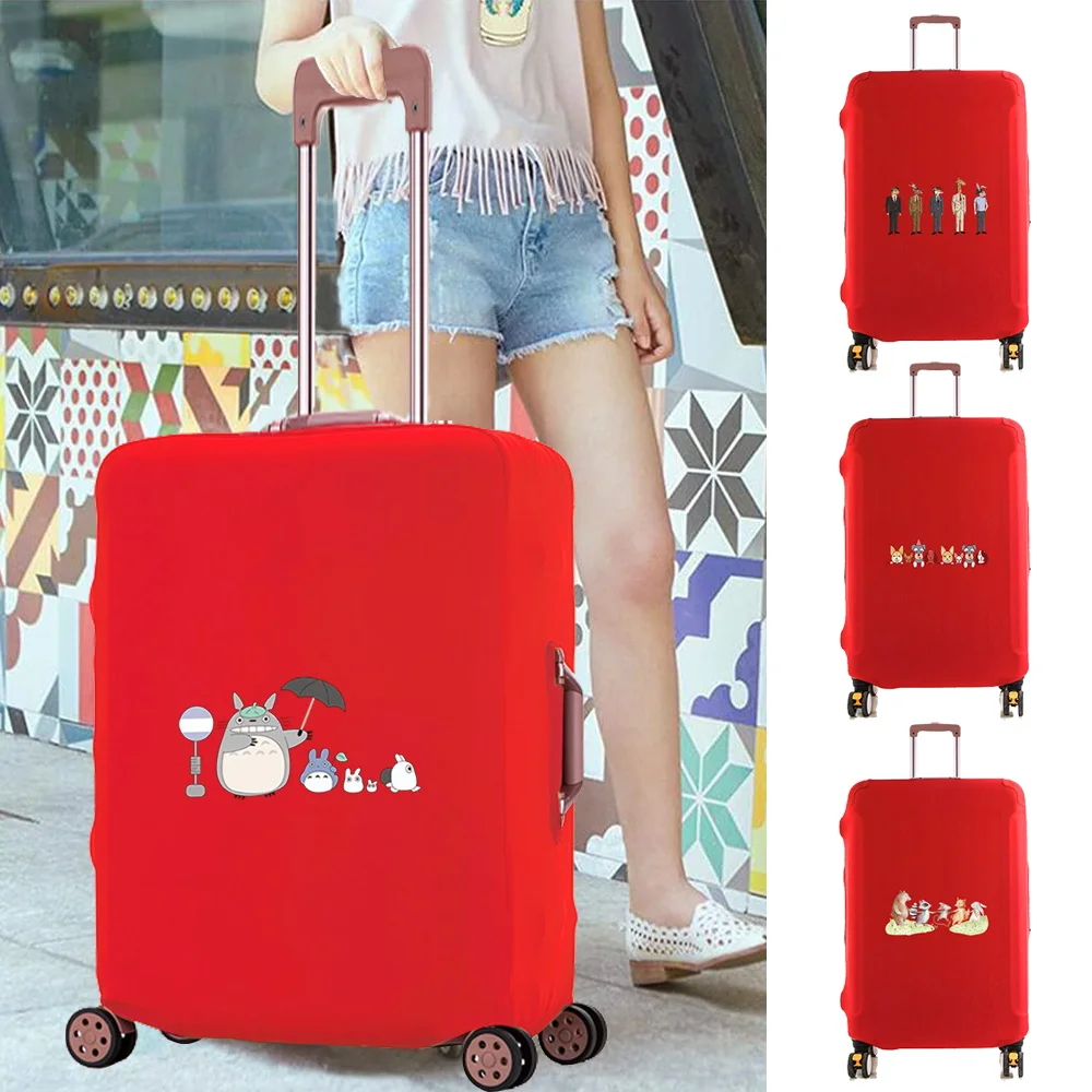 Bagagekast stofdicht dikker reisaccessoire hoes cartoon print trolley beschermhoezen van To18-28 inch kofferhoezen