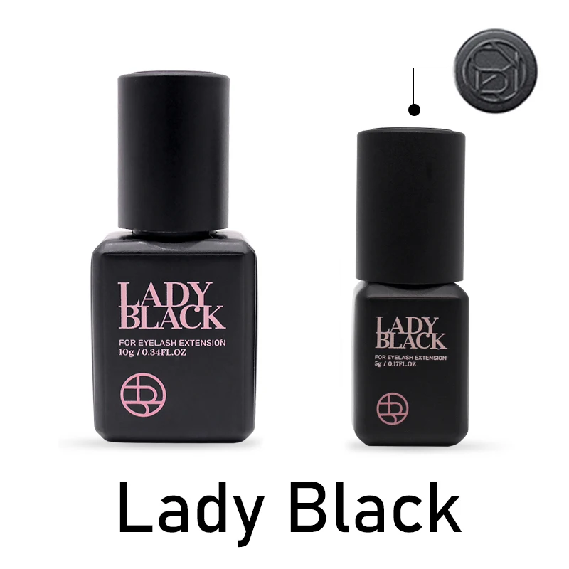 Lady Black Glue 5ml for Eyelash Extensions Supplies 10g False Lava Lash Adhesive Beauty Health Shop Makeup Tools Korean