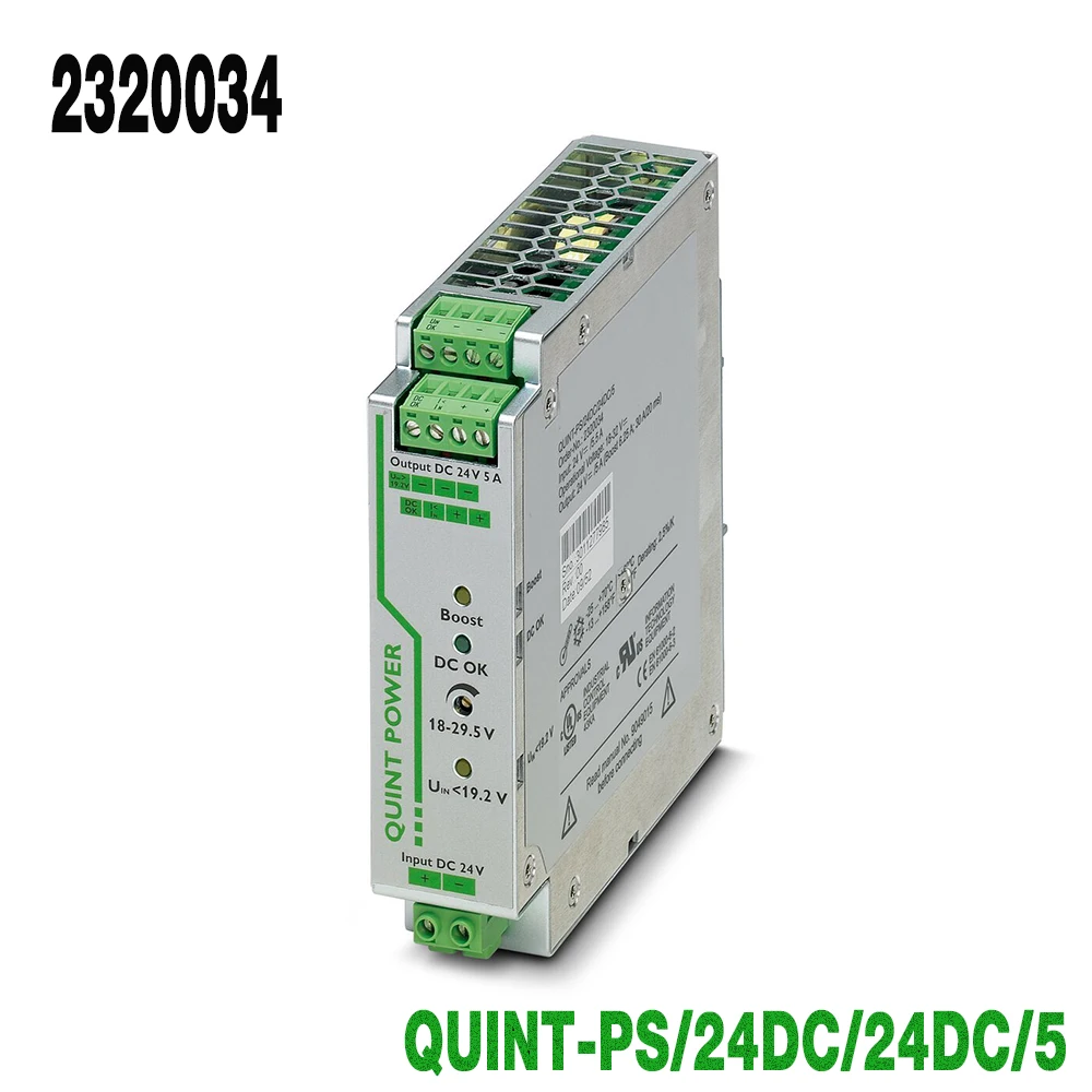 

2320034 QUINT-PS/24DC/24DC/5 QUINT POWER DC/DC Converter 24VDC/5A